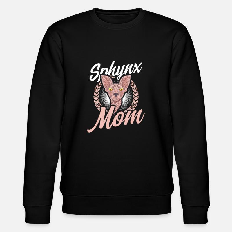 Sphynx Chat Sphynx Maman - Sweat bio CHANGER Stanley/Stella Unisexe - noir