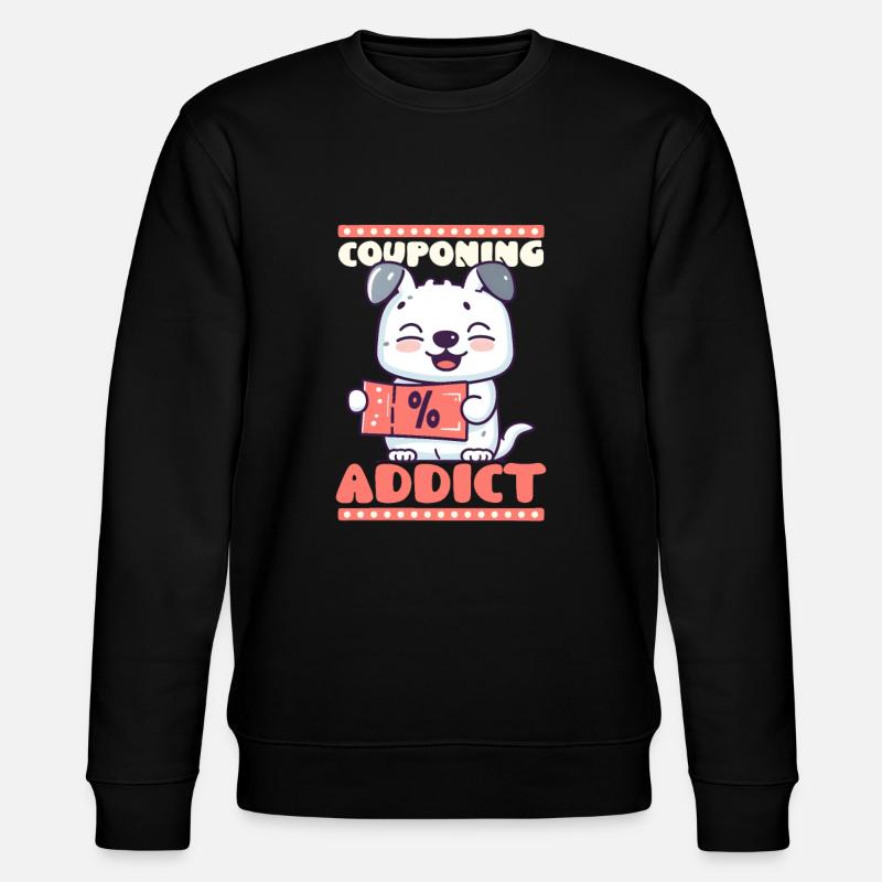 Couponer Couponing Addict - Sweat bio CHANGER Stanley/Stella Unisexe - noir