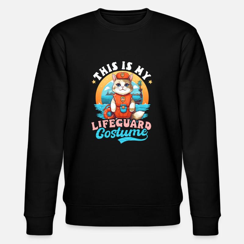 Rettungsschwimmer Rettungsschwimmer Kostüm - Stanley/Stella Unisex Bio-Sweatshirt CHANGER - Schwarz