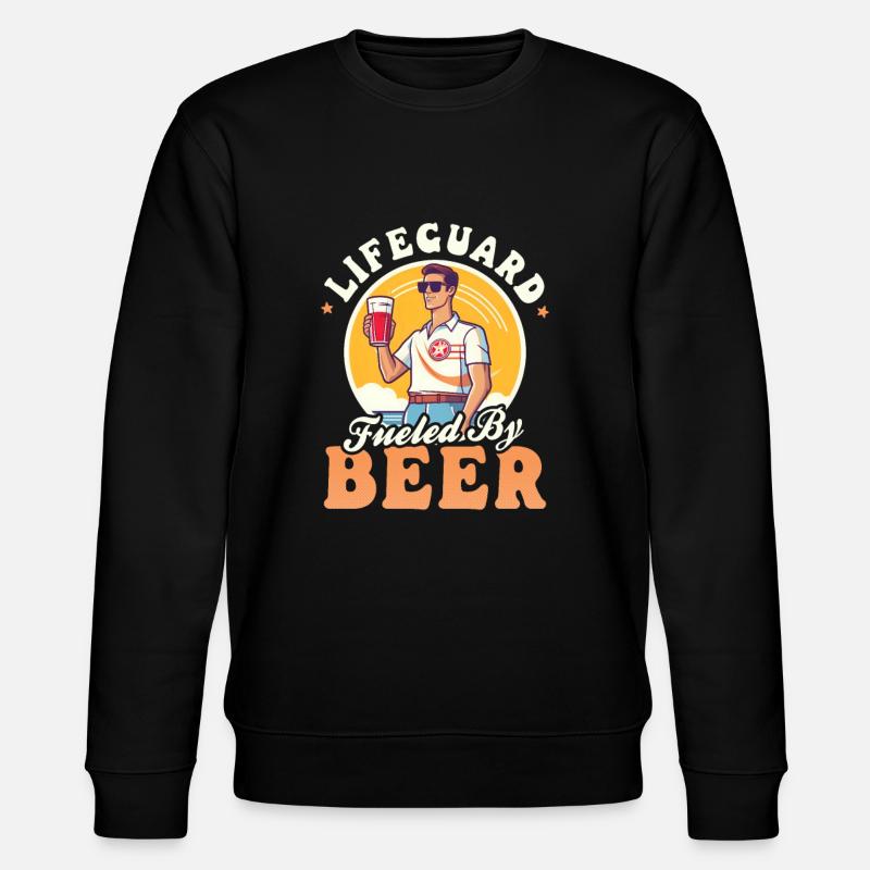 Sauveteur sauveteur par bière - Sweat bio CHANGER Stanley/Stella Unisexe - noir