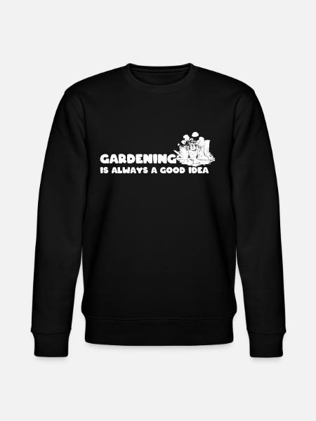 Lustige Gartenblumen Gärtner - Stanley/Stella Unisex Bio-Sweatshirt CHANGER - Schwarz