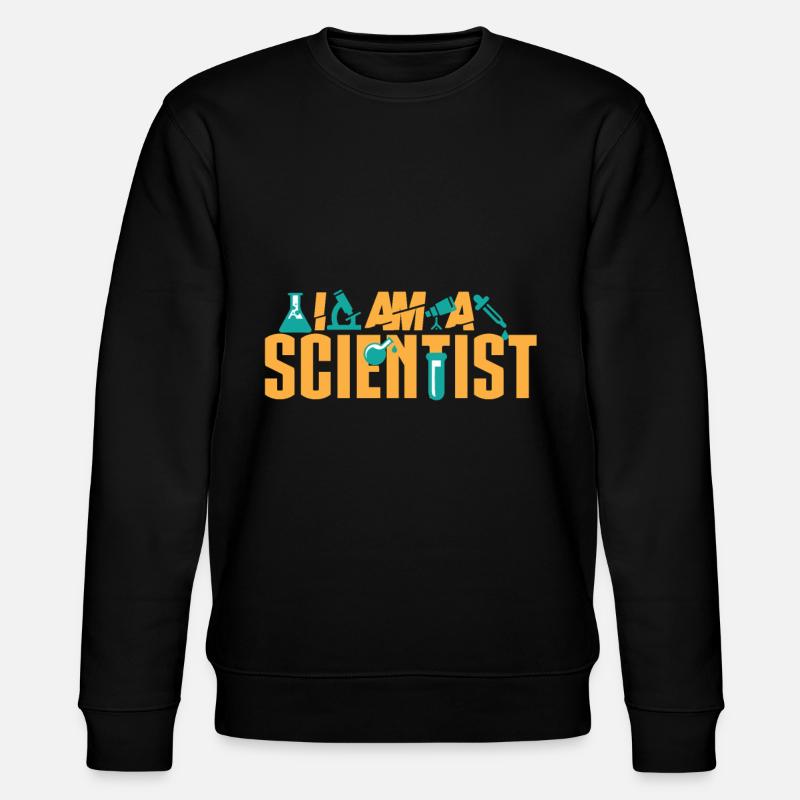 I am a scientist - Stanley/Stella CHANGER Unisex Organic Sweatshirt - black