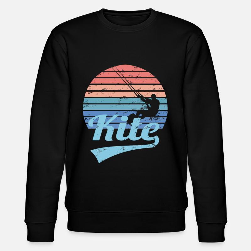 Kite Kitesurf Kitesurf Kitesurf - Sweat bio CHANGER Stanley/Stella Unisexe - noir