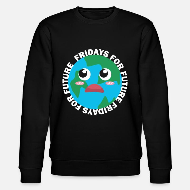 Fridays for Future - Stanley/Stella Unisex Bio-Sweatshirt CHANGER  - Schwarz