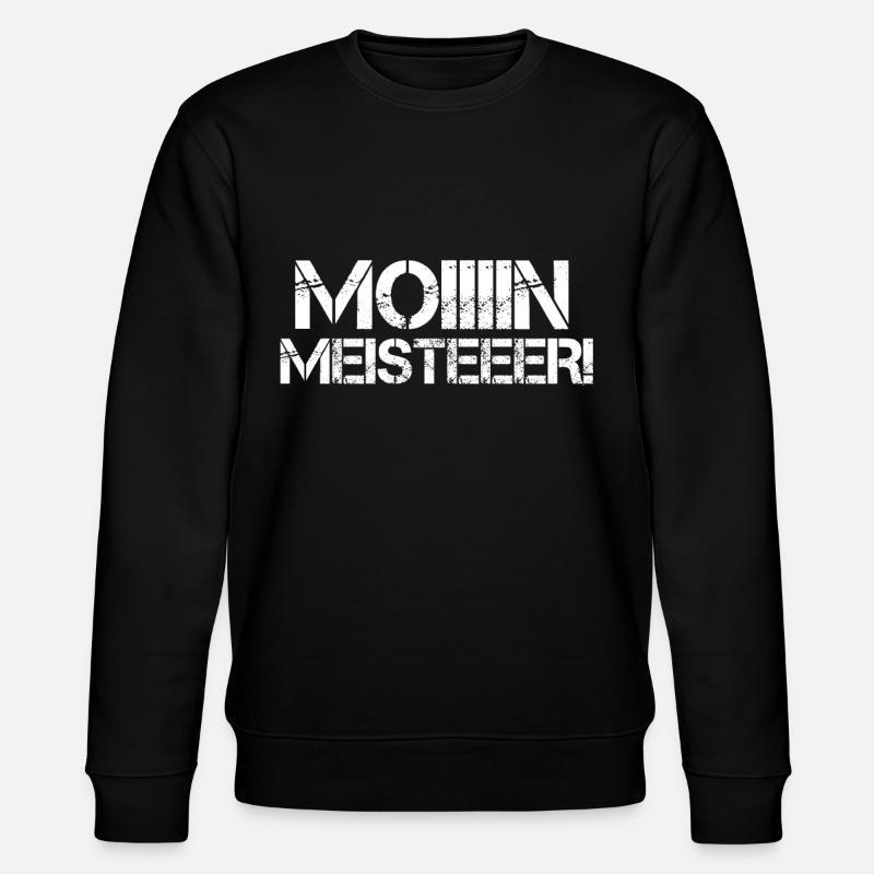 moin meister - Stanley/Stella Unisex Bio-Sweatshirt CHANGER  - Schwarz