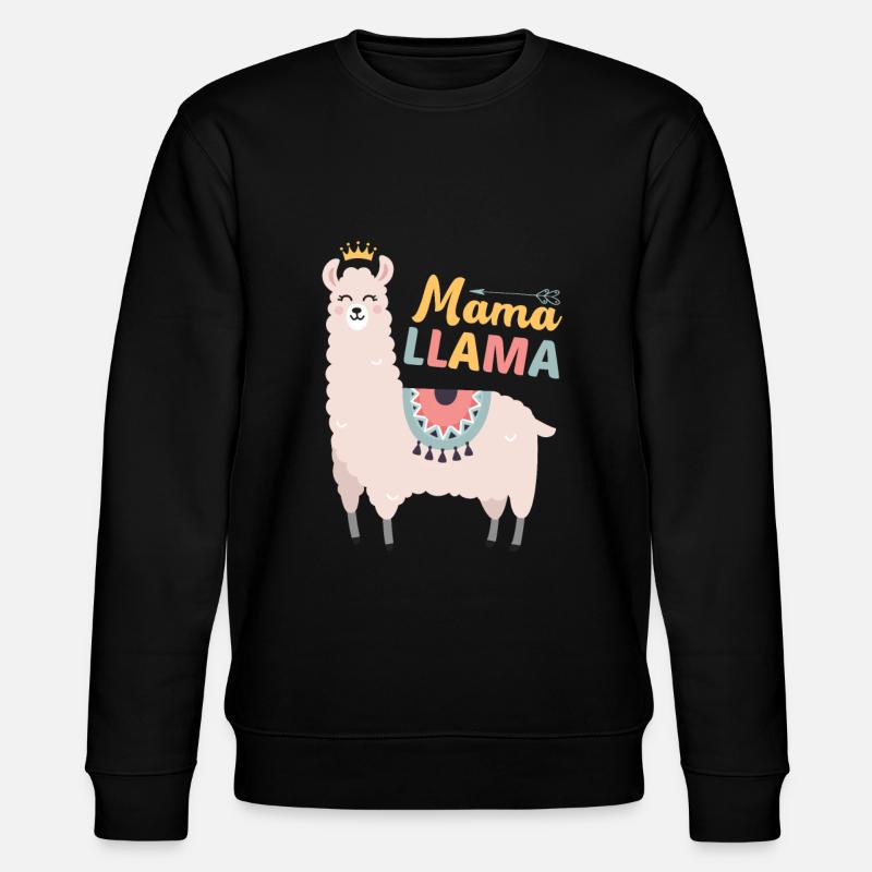 Mama Lama - Sweat bio CHANGER Stanley/Stella Unisexe - noir