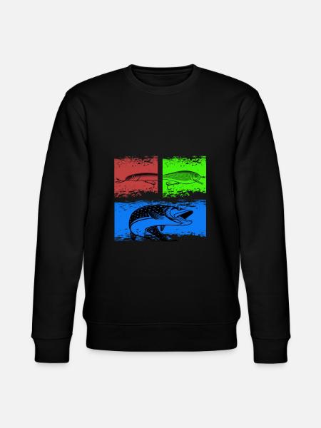 Pêche aux leurres et brochets - Sweat bio CHANGER Stanley/Stella Unisexe - noir