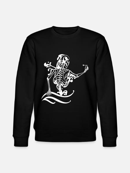 Fléchettes squelette Fléchettes - Sweat bio CHANGER Stanley/Stella Unisexe - noir