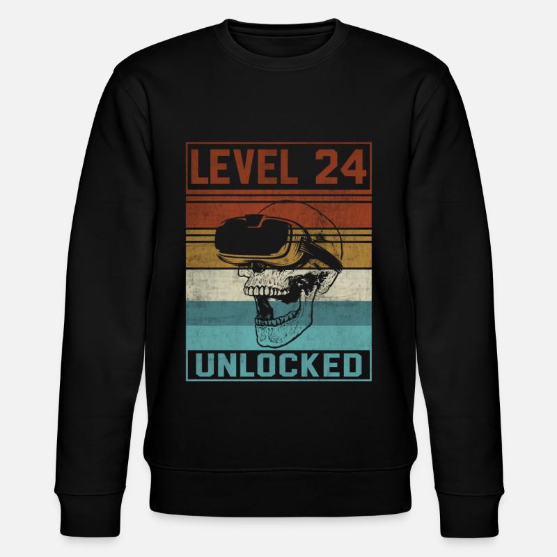 Joueur du 24e anniversaire - Sweat bio CHANGER Stanley/Stella Unisexe - noir