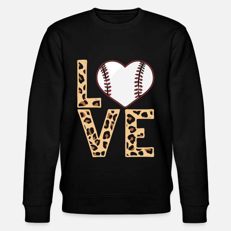Leopard Baseball Thème Baseball Féminin - Sweat bio CHANGER Stanley/Stella Unisexe - noir