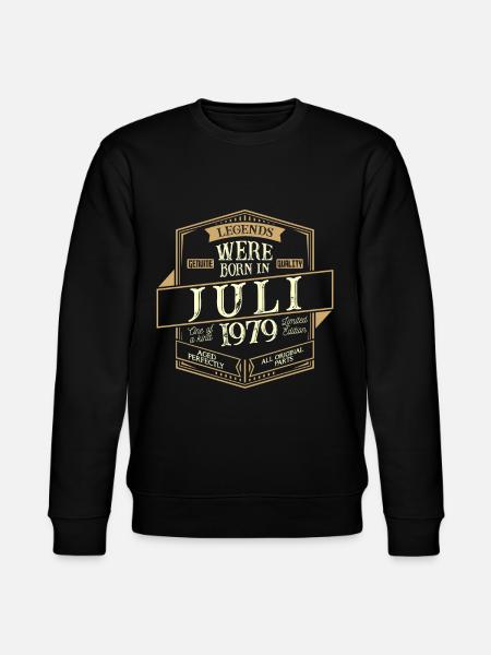 July 1979 Birthday Man - Stanley/Stella CHANGER Unisex Organic Sweatshirt - black