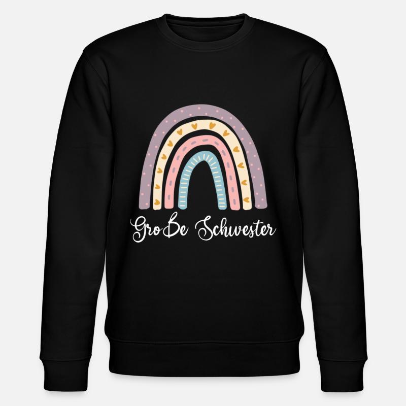 Grande sœur Arc-en-ciel - Sweat bio CHANGER Stanley/Stella Unisexe - noir