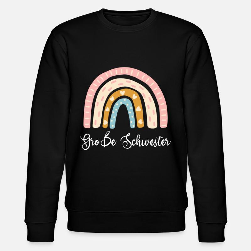 Grande sœur Arc-en-ciel - Sweat bio CHANGER Stanley/Stella Unisexe - noir
