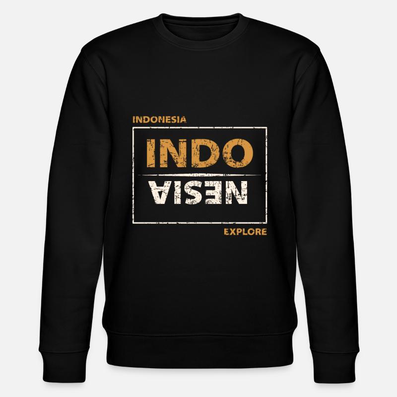 Indonésie - Sweat bio CHANGER Stanley/Stella Unisexe - noir