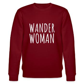 WANDER WOMAN - Sweat bio CHANGER Stanley/Stella Unisexe - bordeaux - Devant - Nik (191cm) & Marisol (170cm)