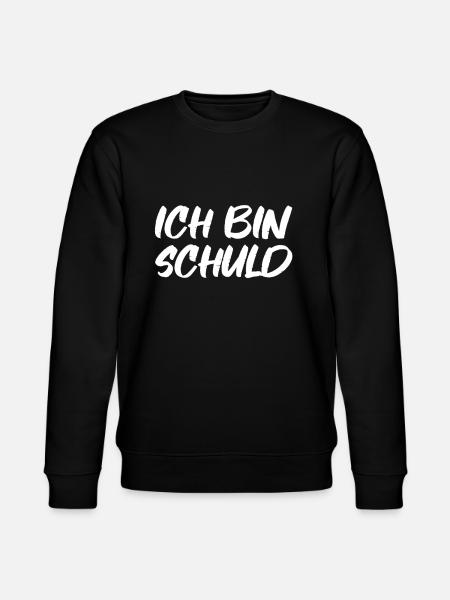 Ich Bin Schuld - Stanley/Stella Unisex Bio-Sweatshirt CHANGER - Schwarz