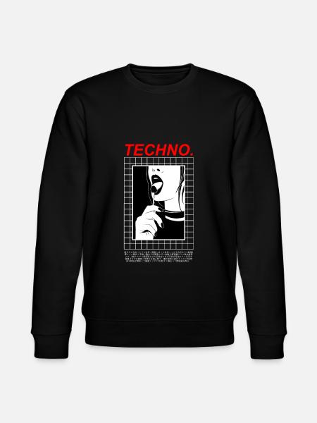Techno Love - Stanley/Stella CHANGER Unisex Organic Sweatshirt - black