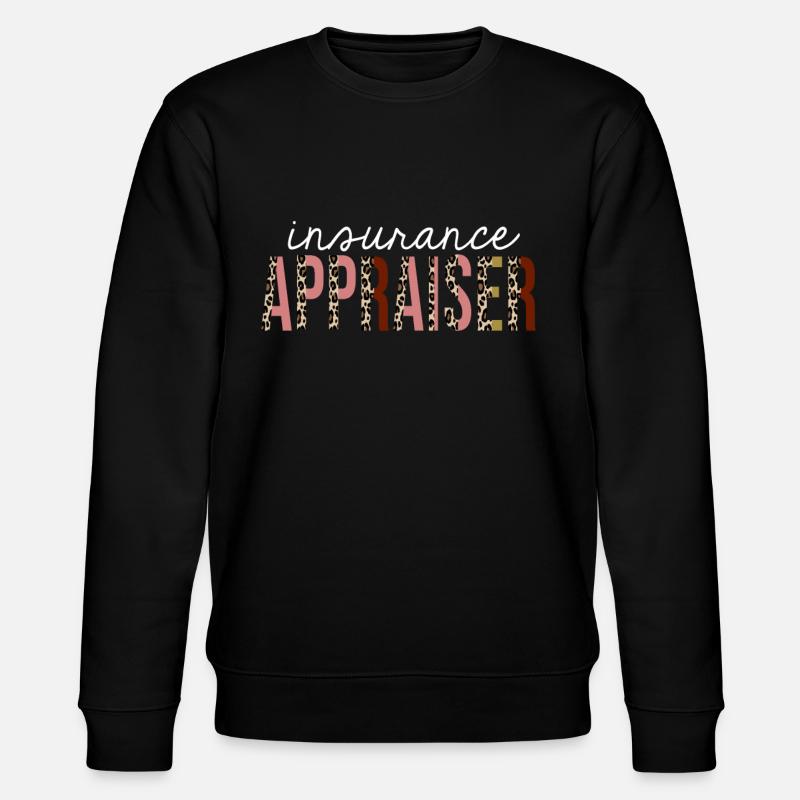 Évaluateur d’assurance Leopard Print Drôle cadeau - Sweat bio CHANGER Stanley/Stella Unisexe - noir