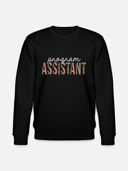 Programmassistent Leopard Print lustiges Geschenk - Stanley/Stella Unisex Bio-Sweatshirt CHANGER  - Schwarz