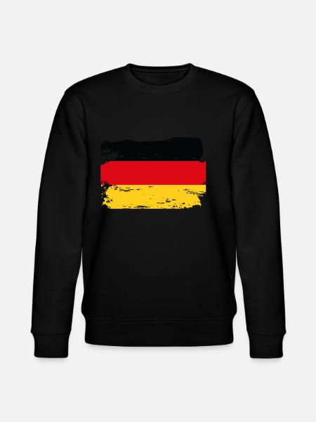 Official Germany Flag German Country Pride Vintage - Stanley/Stella CHANGER Unisex Organic Sweatshirt - black