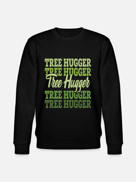 Tree Hugger Tree Protection - Stanley/Stella CHANGER Unisex Organic Sweatshirt - black