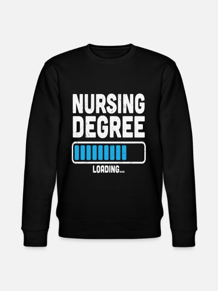 Nursing Degree Loading Nursing Quotes - Stanley/Stella CHANGER Unisex Organic Sweatshirt - black