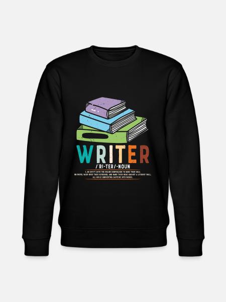 Writer Quotes - Stanley/Stella CHANGER Unisex Organic Sweatshirt - black