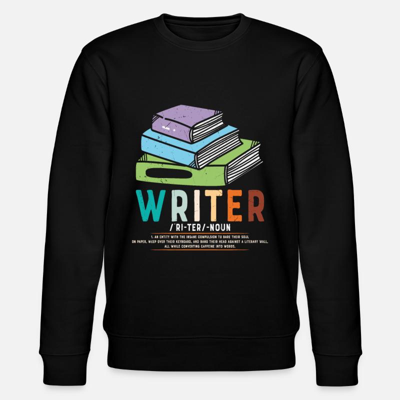 Citations d’écrivains - Sweat bio CHANGER Stanley/Stella Unisexe - noir