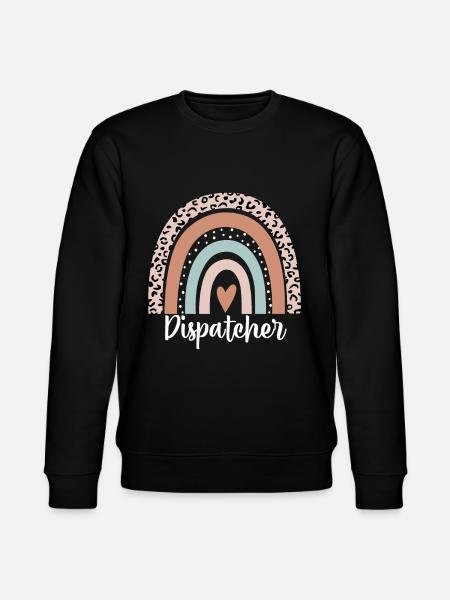 Disponent Regenbogenleopard Lustiger Disponent - Stanley/Stella Unisex Bio-Sweatshirt CHANGER  - Schwarz