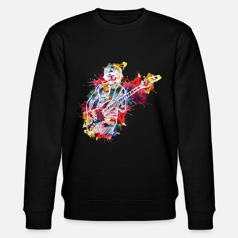 Art de la guitare abstraite - Sweat bio CHANGER Stanley/Stella Unisexe - noir