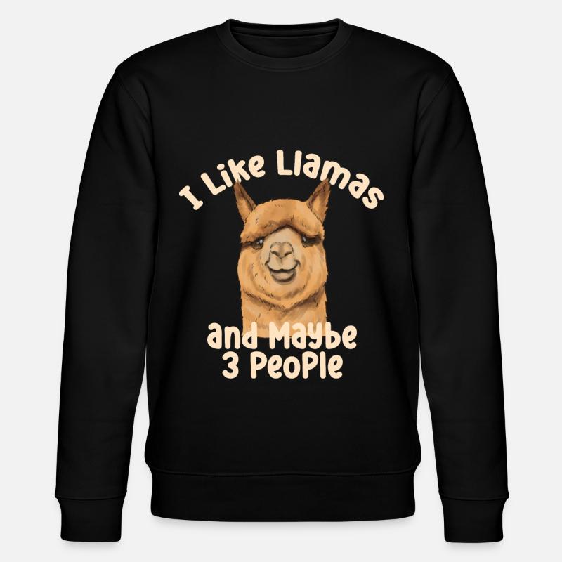 Lama - Sweat bio CHANGER Stanley/Stella Unisexe - noir