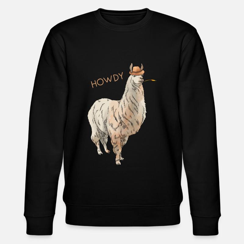 Lama - Stanley/Stella CHANGER Unisex Organic Sweatshirt - black
