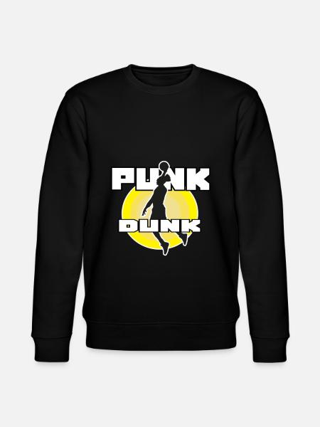 Basketball Player Sport Dunk - Stanley/Stella CHANGER Unisex Organic Sweatshirt - black