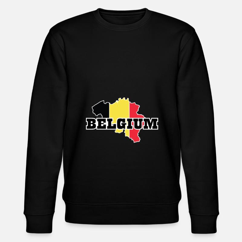 Drapeau belge - Sweat bio CHANGER Stanley/Stella Unisexe - noir