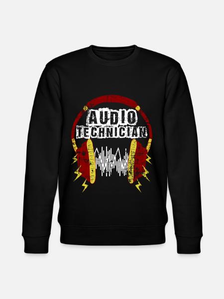 Sound technician audio technician music - Stanley/Stella CHANGER Unisex Organic Sweatshirt - black