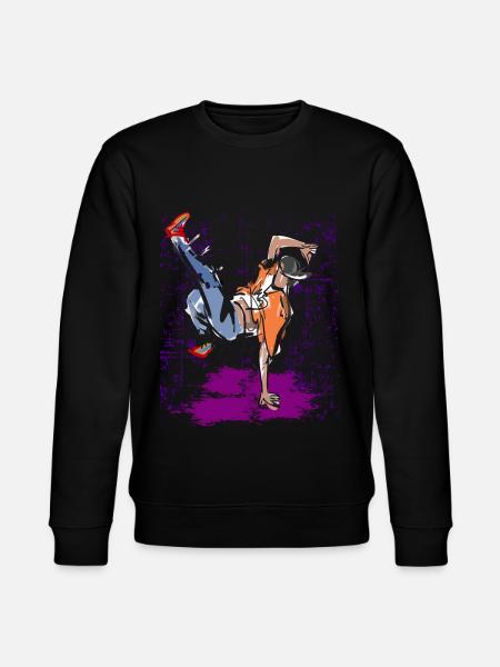 Breakdance Hip Hop Music Rhythm - Stanley/Stella CHANGER Unisex Organic Sweatshirt - black