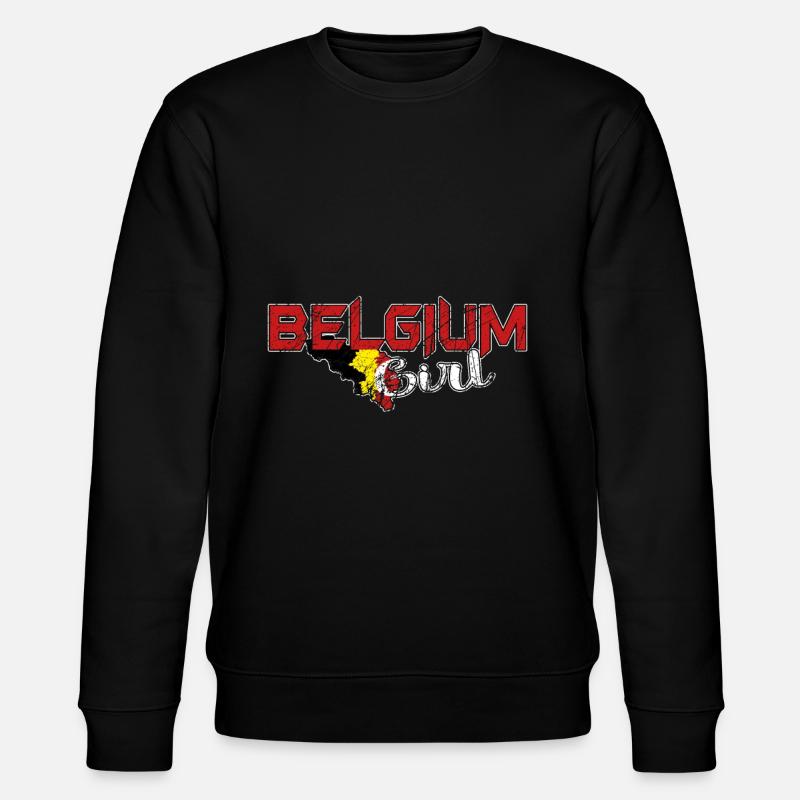 Fille belge - Sweat bio CHANGER Stanley/Stella Unisexe - noir