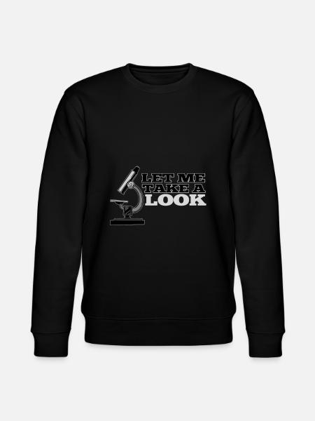 Chemist microscope - Stanley/Stella CHANGER Unisex Organic Sweatshirt - black