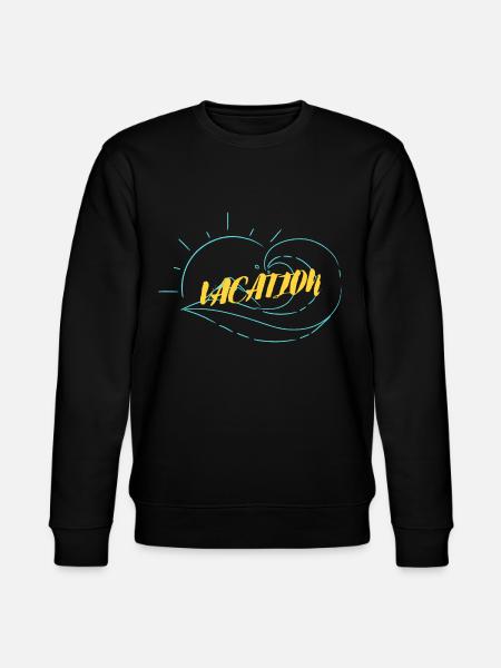 Vacation - vacation time - Stanley/Stella CHANGER Unisex Organic Sweatshirt - black