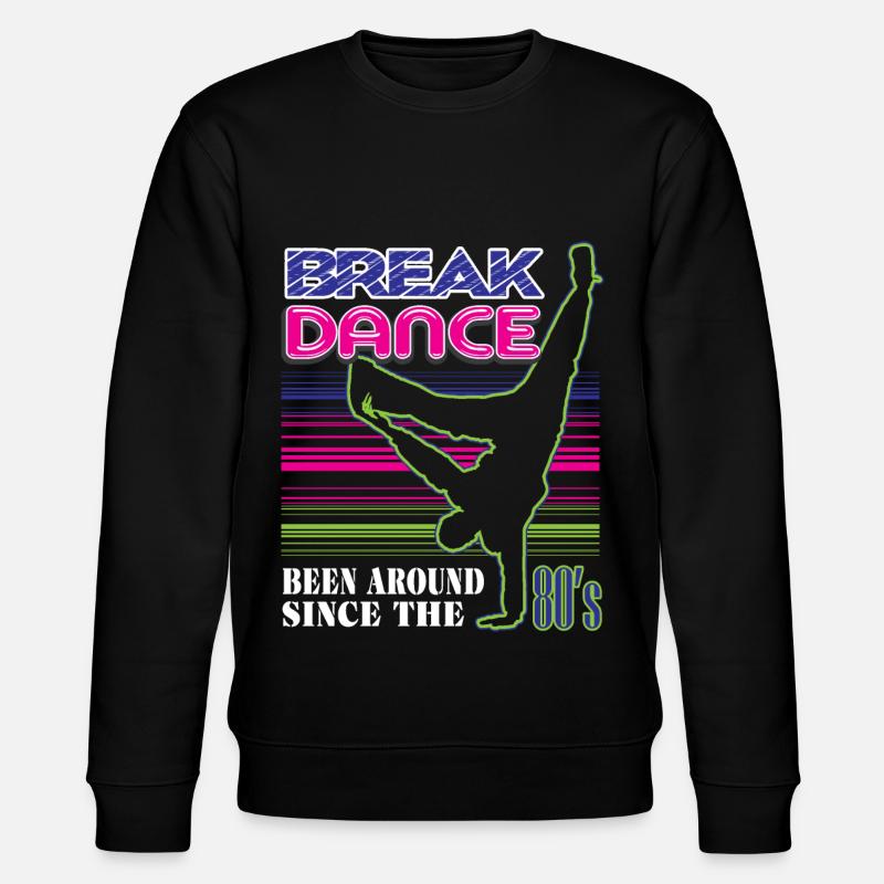 break dancing - Stanley/Stella CHANGER Unisex Organic Sweatshirt - black