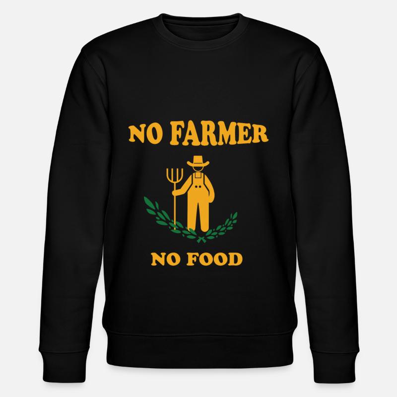 Bauer - Landwirt - Farmer - Stanley/Stella Unisex Bio-Sweatshirt CHANGER  - Schwarz