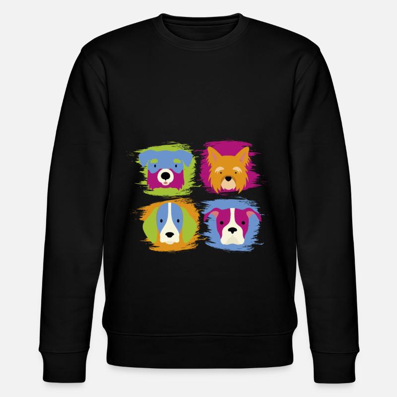 Chien et chien - Sweat bio CHANGER Stanley/Stella Unisexe - noir