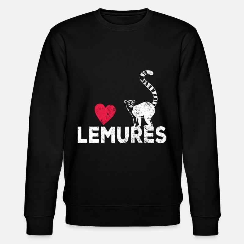 Lémurien - Sweat bio CHANGER Stanley/Stella Unisexe - noir