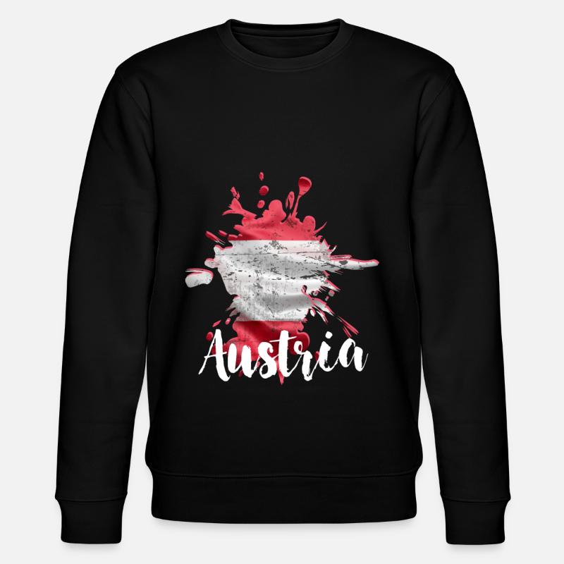 Austria - Stanley/Stella CHANGER Unisex Organic Sweatshirt - black
