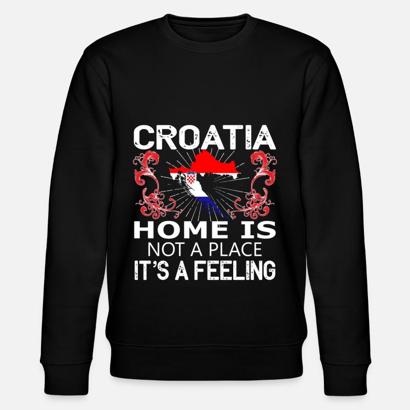 Croatie - Sweat bio CHANGER Stanley/Stella Unisexe - noir