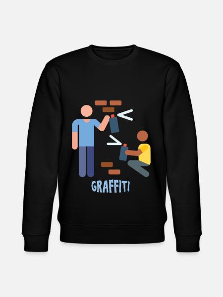Graffitis - Graffitti - Sweat bio CHANGER Stanley/Stella Unisexe - noir