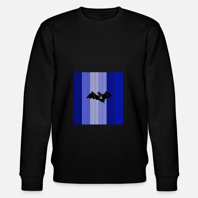 bat - Stanley/Stella CHANGER Unisex Organic Sweatshirt - black