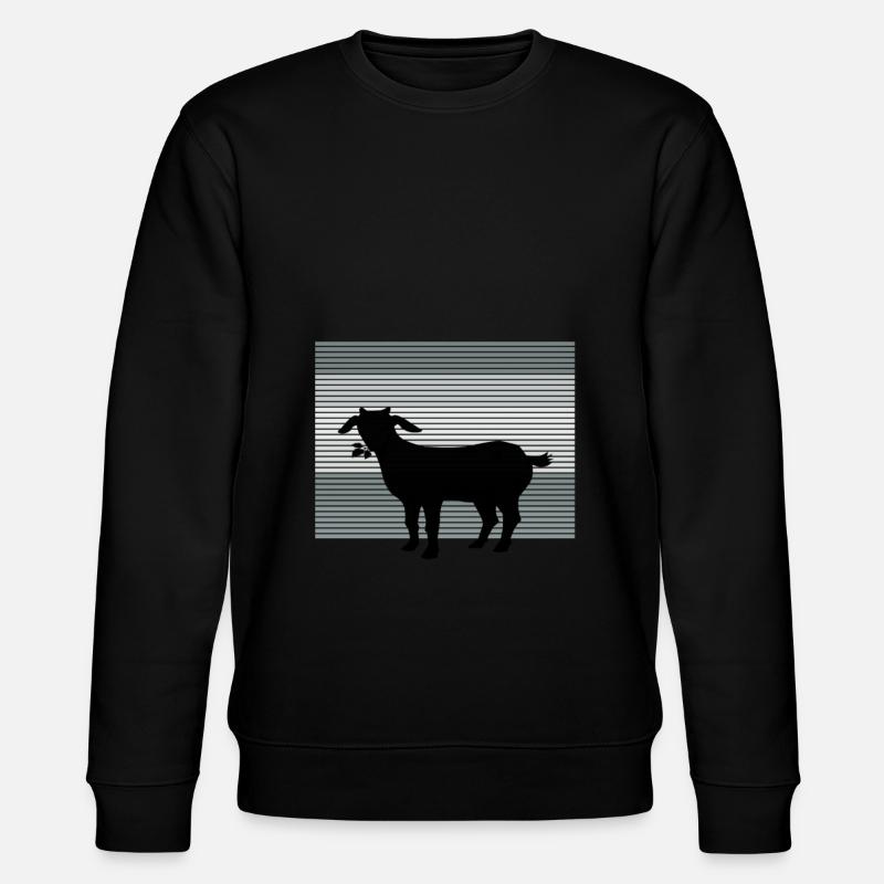 ziege - Stanley/Stella Unisex Bio-Sweatshirt CHANGER  - Schwarz