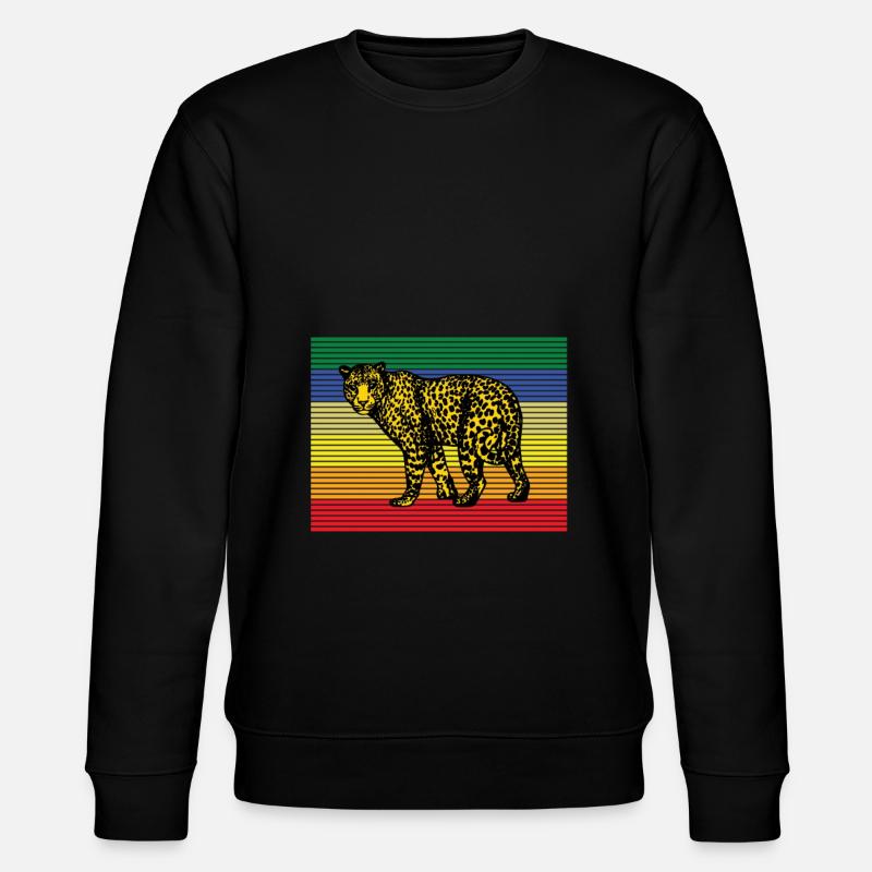 léopard - Sweat bio CHANGER Stanley/Stella Unisexe - noir