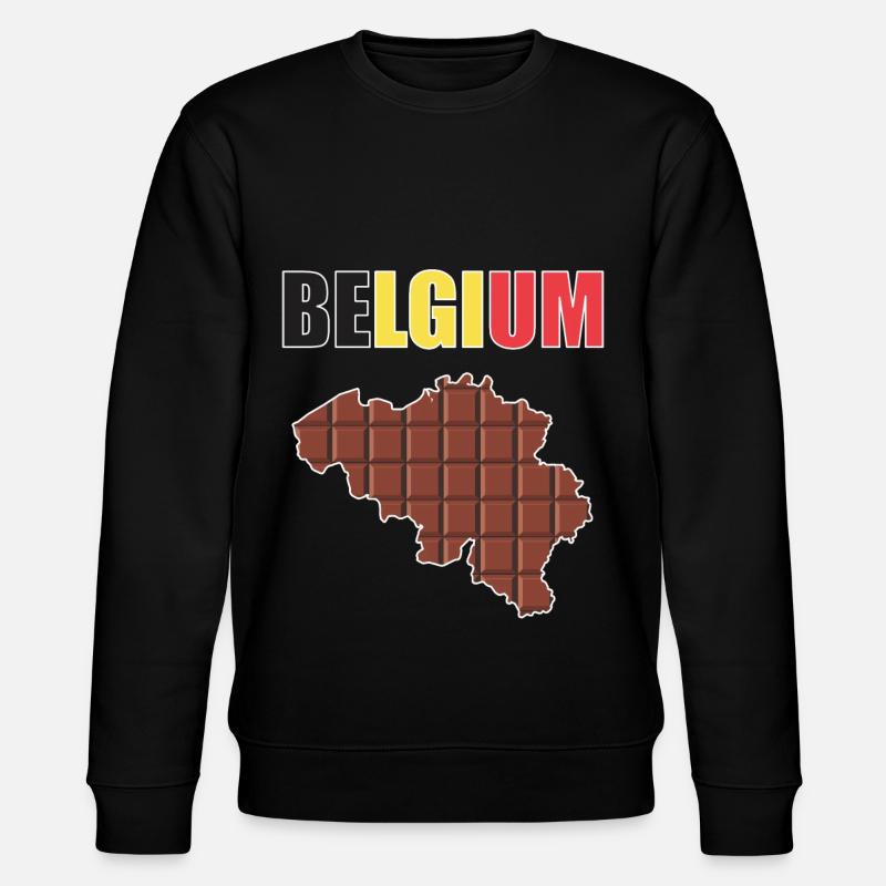 Belgium - Stanley/Stella CHANGER Unisex Organic Sweatshirt - black
